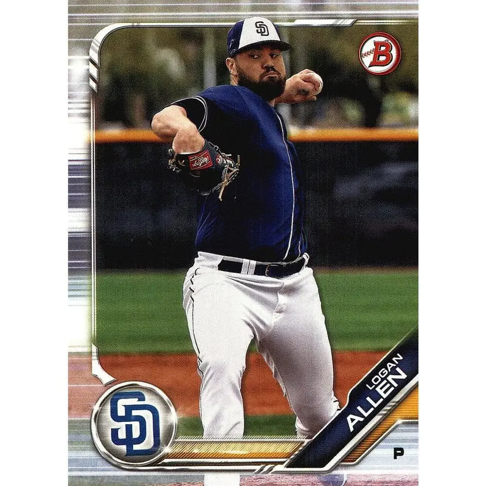 2019 Bowman Prospects Logan Allen #BP-19 San Diego Padres